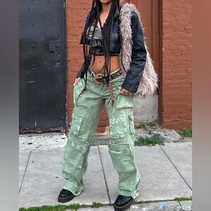 Stylish Green Cargo Pants